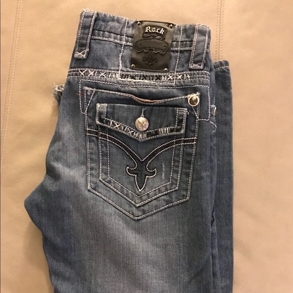 Men’s Rock Revival John Straight Jeans